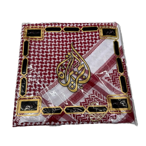 Arafat Headwrap Shemagh Scarf for Middle Eastern Adult Everyday Wear Cultural Event Participants Props Shawl Headpiece