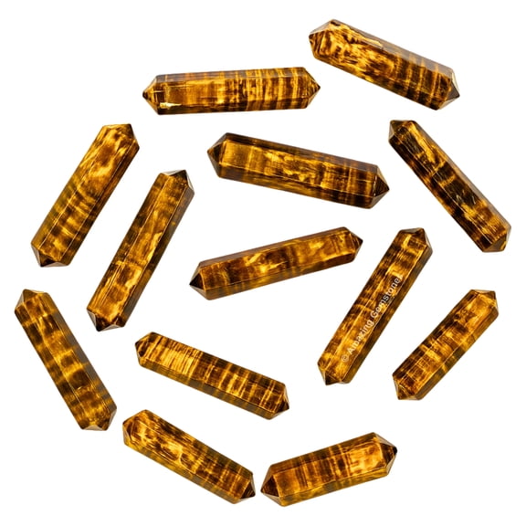 Aragonite Crystal Points Bulk 3 Pcs, Hexagonal Healing Point Double Terminated