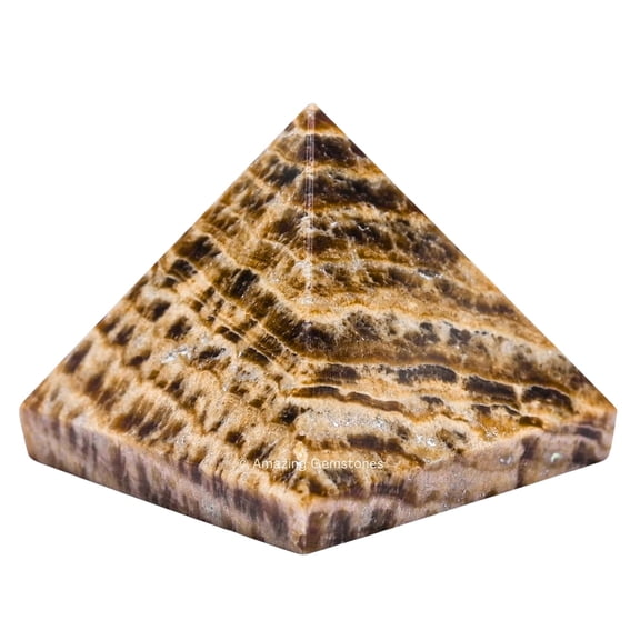 Aragonite Pyramid Crystal Healing Stones - 1.5" Pyramid