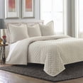 thumbnail image 1 of Aragoza 4-Piece King Quilt Set - Cream, 1 of 8