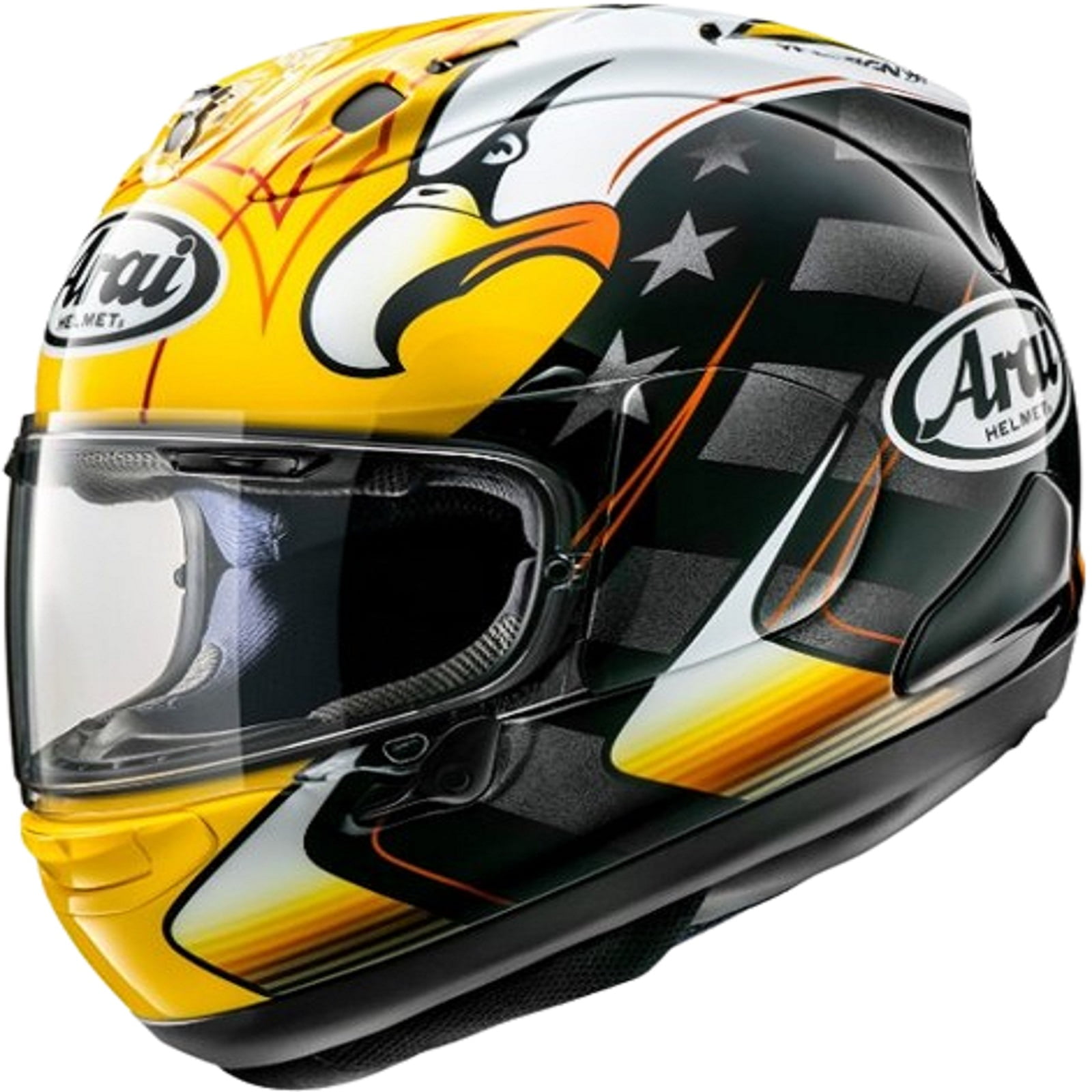 arai helmet black and gold Arai Corsair-X KR-2 Full Face Motorcycle Helmet Black Large