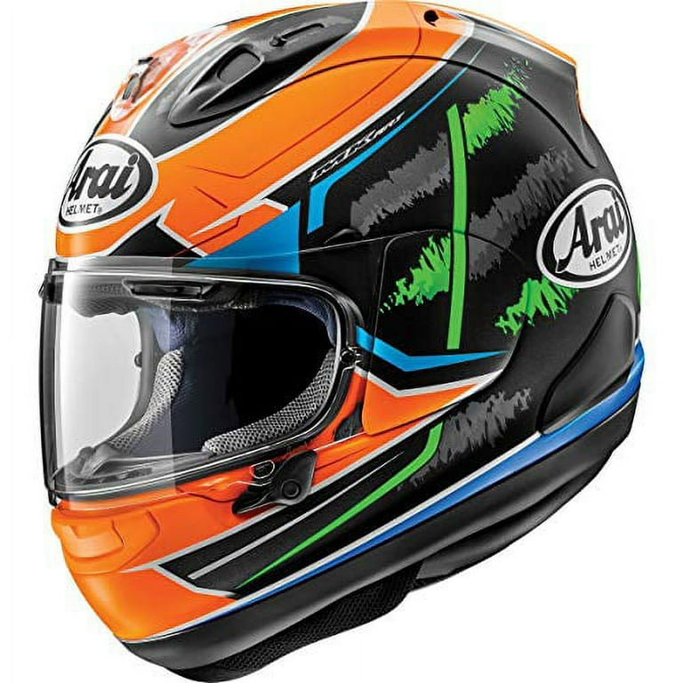 Arai Corsair-X Ven Der Mark Motorcycle Helmet Black/Orange/Green