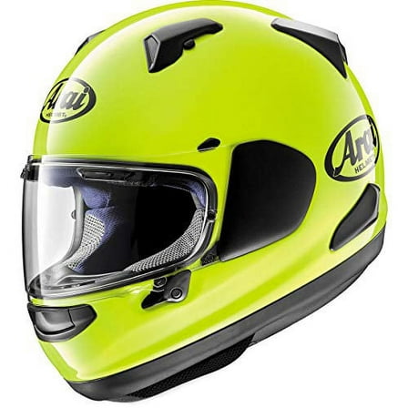 Arai Quantum-X Solid Motorcycle Helmet (M2020D) Fluorescent Yellow SM