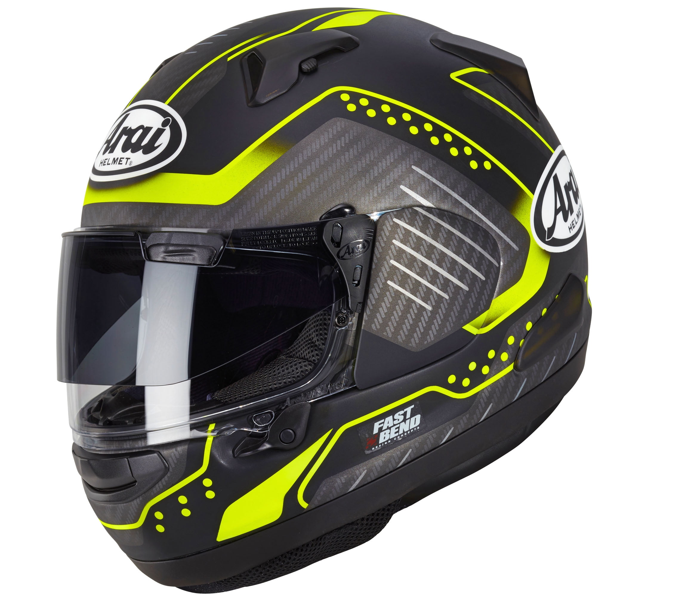 Arai Quantum-X Drone Helmet - Fluo Yellow Frost - XS - Walmart.com