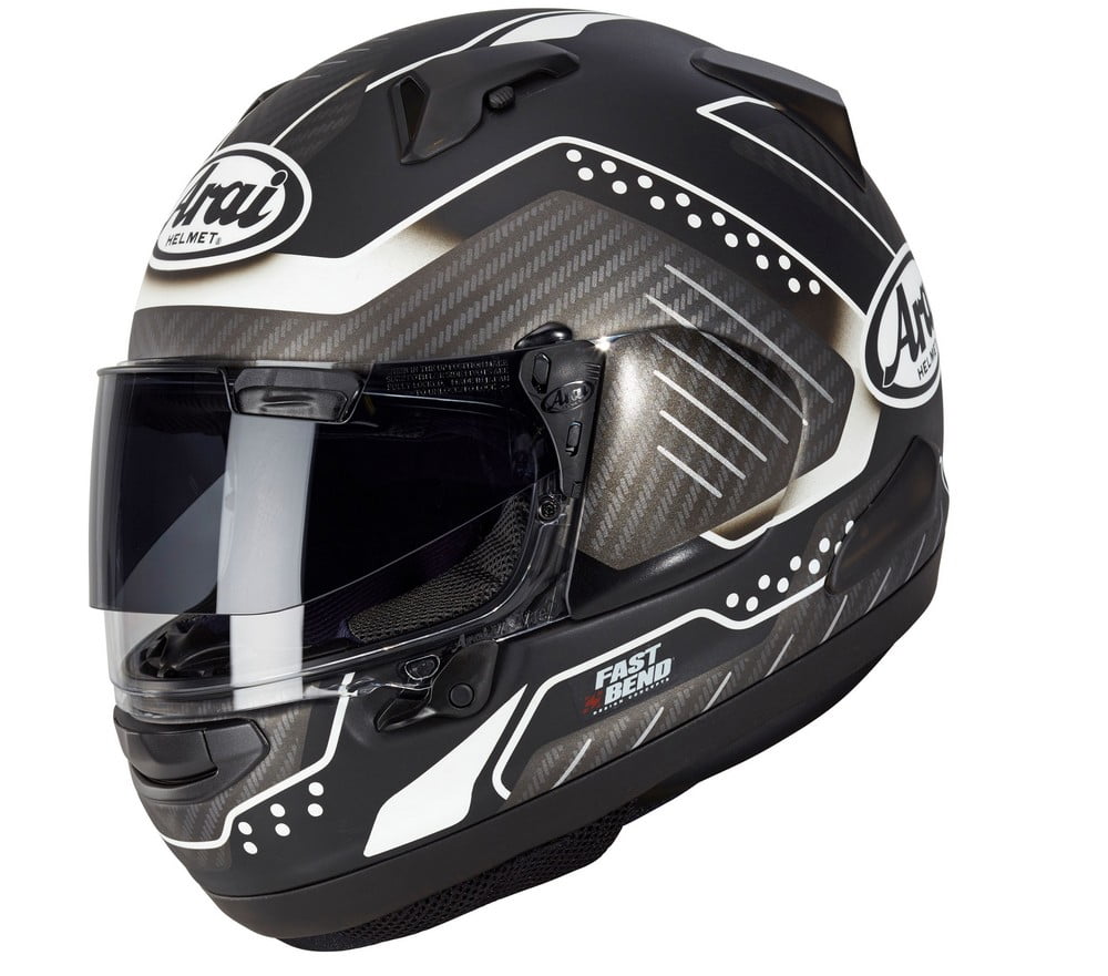 Arai QuantumX Drone Motorcycle Helmet (M2020D) Black Frost LG