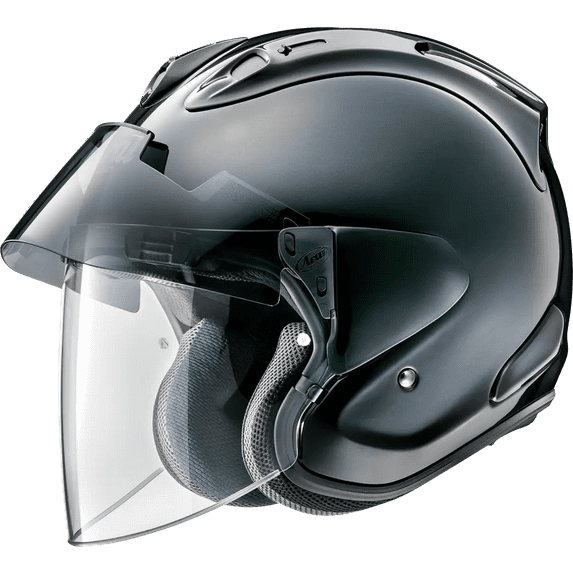 Arai Ram-X Solid Open Face Motorcycle Helmet (M2020D) Diamond Black LG