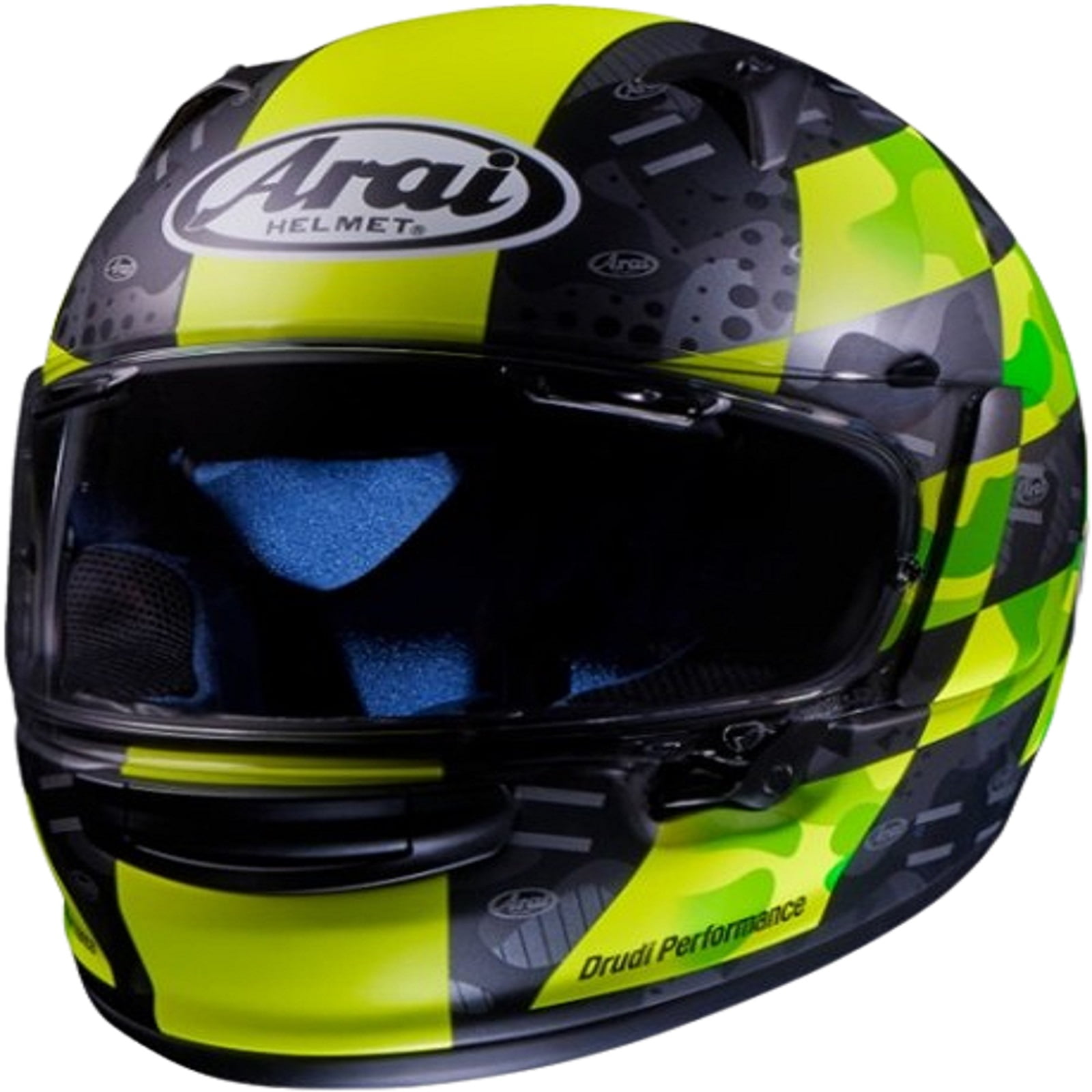 Arai Regent-X Patch Men's Street Motorcycle Helmet - Yellow Frost / Small