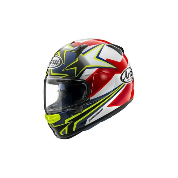 ARAI Helmets Regent-X Full Face Helmet - Stars & Stripes - Yellow - L - (Part Number 0101-17460)