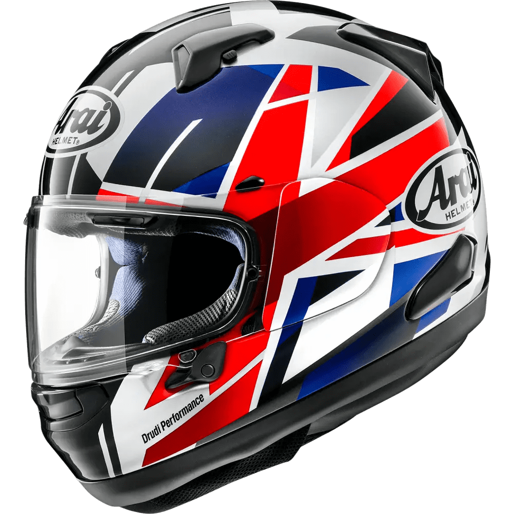 Arai Quantum-X Steel Full Face Motorcycle Helmet Blue Small