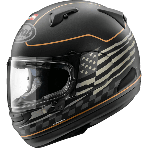 Arai Signet-X US Flag Full Face Motorcycle Helmet Black Frost Medium