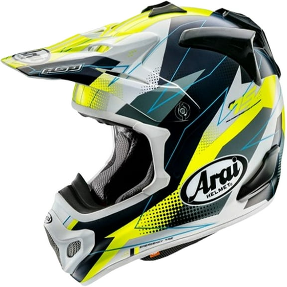 Arai VX-Pro4 Resolute MX Offroad Helmet Yellow MD