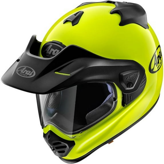 Arai XD-5 Solid Dual Sport Motorcycle Helmet Fluo Yellow MD