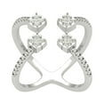 thumbnail image 1 of Araiya 10K White Gold Diamond Band Ring (1/2 cttw, I-J Color, I2-I3 Clarity), Size 8, 1 of 1