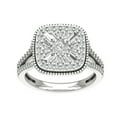 thumbnail image 1 of Araiya 10K White Gold Diamond Cluster Ring (1 1/4 cttw, I-J Color, I2-I3 Clarity), Size 5.5, 1 of 1