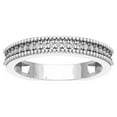 thumbnail image 1 of Araiya 10K White Gold Diamond Wedding Band Ring for Women (1/6 cttw, I-J Color, I2-I3 Clarity), Size 7, 1 of 3