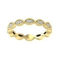 thumbnail image 1 of Araiya 10K Yellow Gold Diamond Band Ring (1/6 cttw, I-J Color, I2-I3 Clarity), Size 6.5, 1 of 4