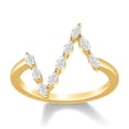 thumbnail image 1 of Araiya 10K Yellow Gold Diamond Band Ring for Women (1/3 cttw, I-J Color, I2-I3 Clarity), Size 10, 1 of 1