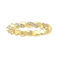 thumbnail image 1 of Araiya 10K Yellow Gold Round Diamond Wedding Band Ring (1/3 cttw, I-J Color, I2-I3 Clarity), Size 8, 1 of 4