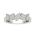thumbnail image 1 of Araiya 14K White Gold Diamond Band Ring (1/2 cttw, I-J Color, I2-I3 Clarity), Size 10, 1 of 1