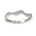 thumbnail image 1 of Araiya 14K White Gold Diamond Band Ring for Women (1/6 cttw, I-J Color, I2-I3 Clarity), Size 8.5, 1 of 3