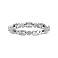thumbnail image 1 of Araiya 14K White Gold Round Diamond Eternity Band Ring (1/2 cttw, I-J Color, I2-I3 Clarity), Size 5.5, 1 of 4