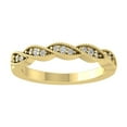thumbnail image 1 of Araiya 14K Yellow Gold Diamond Band Ring (1/10 cttw, I-J Color, I2-I3 Clarity), Size 7, 1 of 4