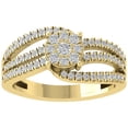 thumbnail image 1 of Araiya 14K Yellow Gold Diamond Bypass Ring (5/8 cttw, I-J Color, I2-I3 Clarity), Size 10, 1 of 1