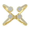 thumbnail image 1 of Araiya 14K Yellow Gold Diamond Open Band Ring (1/2 cttw, I-J Color, I2-I3 Clarity), Size 7, 1 of 1