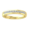thumbnail image 1 of Araiya 14K Yellow Gold Princess Diamond Band Ring (1/2 cttw, I-J Color, I1-I2 Clarity), Size 6.5, 1 of 4