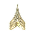 thumbnail image 1 of Araiya 14K Yellow Gold Round Diamond Fashion Band Ring (1/2 cttw, I-J Color, I2-I3 Clarity), Size 5.5, 1 of 4