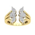thumbnail image 1 of Araiya 14K Yellow Gold Space Diamond Band Ring (3/8 cttw, I-J Color, I2-I3 Clarity), Size 7.5, 1 of 1
