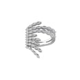 thumbnail image 1 of Araiya Fine Jewelry 10K White Gold Marquise-shape Lab Grown Diamond Fashion Band Ring ( 1 2/3 cttw, D-F Color, VS Clarity) Size 10, 1 of 4