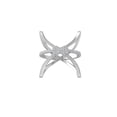 thumbnail image 1 of Araiya Fine Jewelry 10K White Gold Round-shape Lab Grown Diamond Cluster Engagement Ring ( 2/5 cttw, D-F Color, VS Clarity) Size 9, 1 of 4
