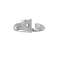 thumbnail image 1 of Araiya Fine Jewelry 10K White Gold Round-shape Lab Grown Diamond Fashion Band Ring ( 1/10 cttw, D-F Color, VS Clarity) Size 7.5, 1 of 4