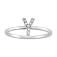 thumbnail image 1 of Araiya Fine Jewelry 10K White Gold Round-shape Lab Grown Diamond Infinity Engagement Ring ( 1/7 cttw, D-F Color, VS Clarity) Size 6.5, 1 of 5