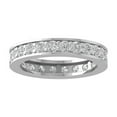 thumbnail image 1 of Araiya Fine Jewelry 10K White Gold Round-shape Lab Grown Diamond Wedding Band Ring ( 1 1/3 cttw, D-F Color, VS Clarity) Size 9, 1 of 4