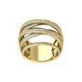 thumbnail image 1 of Araiya Fine Jewelry 10K Yellow Gold Round-shape Lab Grown Diamond Fashion Band Ring ( 1 1/2 cttw, D-F Color, VS Clarity) Size 5.5, 1 of 5