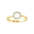 thumbnail image 1 of Araiya Fine Jewelry 10K Yellow Gold Round-shape Lab Grown Diamond Fashion Band Ring ( 1/10 cttw, D-F Color, VS Clarity) Size 7.5, 1 of 4