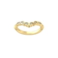 thumbnail image 1 of Araiya Fine Jewelry 10K Yellow Gold Round-shape Lab Grown Diamond Wedding Band Ring ( 1/20 cttw, D-F Color, VS Clarity) Size 6, 1 of 4