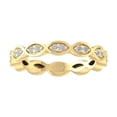 thumbnail image 1 of Araiya Fine Jewelry 10K Yellow Gold Round-shape Lab Grown Diamond Wedding Band Ring ( 1/8 cttw, D-F Color, VS Clarity) Size 7.5, 1 of 4