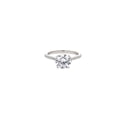 thumbnail image 1 of Araiya Fine Jewelry 14K White Gold Round-shape Diamond solitaire Engagement Ring (2 1/3 Cttw, I-J Color, I2-I3 Clarity) Size 7.5, 1 of 1
