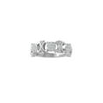 thumbnail image 1 of Araiya Fine Jewelry 14K White Gold Round-shape Lab Grown Diamond Anniversary Ring ( 1/2 cttw, D-F Color, VS Clarity) Size 5.5, 1 of 4