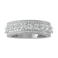 thumbnail image 1 of Araiya Fine Jewelry 14K White Gold Round-shape Lab Grown Diamond Anniversary Ring ( 1 3/4 cttw, D-F Color, VS Clarity) Size 9, 1 of 4