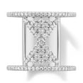 thumbnail image 1 of Araiya Fine Jewelry 14K White Gold Round-shape Lab Grown Diamond Fashion Band Ring ( 1/2 cttw, D-F Color, VS Clarity) Size 6, 1 of 4