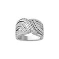 thumbnail image 1 of Araiya Fine Jewelry 14K White Gold Round-shape Lab Grown Diamond Fashion Band Ring ( 1 cttw, D-F Color, VS Clarity) Size 7, 1 of 4