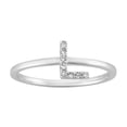 thumbnail image 1 of Araiya Fine Jewelry 14K White Gold Round-shape Lab Grown Diamond Infinity Engagement Ring ( 1/10 cttw, D-F Color, VS Clarity) Size 6.5, 1 of 4