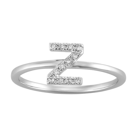 Araiya Fine Jewelry 14K White Gold Round-shape Lab Grown Diamond Infinity Engagement Ring ( 1/7 cttw, D-F Color, VS Clarity) Size 7.5