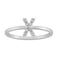 thumbnail image 1 of Araiya Fine Jewelry 14K White Gold Round-shape Lab Grown Diamond Infinity Engagement Ring ( 1/9 cttw, D-F Color, VS Clarity) Size 5, 1 of 4