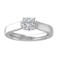 thumbnail image 1 of Araiya Fine Jewelry 14K White Gold Round-shape Lab Grown Diamond Solitaire Engagement Ring ( 1 cttw, D-F Color, VS Clarity) Size 9, 1 of 4