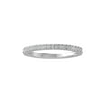 thumbnail image 1 of Araiya Fine Jewelry 14K White Gold Round-shape Lab Grown Diamond Wedding Band Ring ( 1/3 cttw, D-F Color, VS Clarity) Size 5.5, 1 of 4